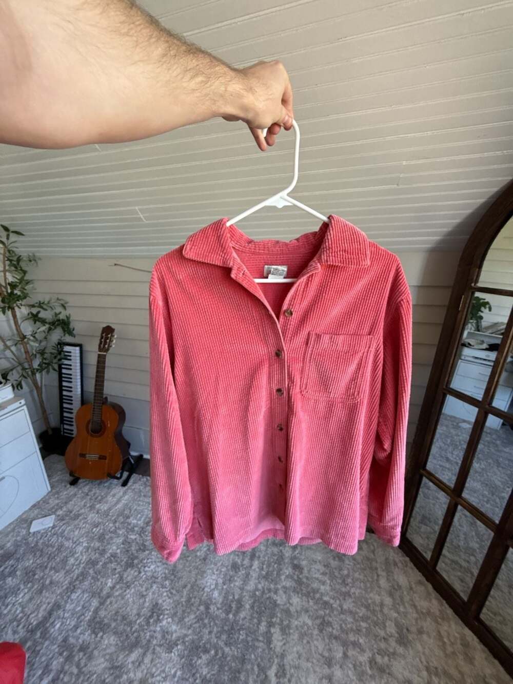 Vintage L.L. Bean Cute Pink Corduroy Size S